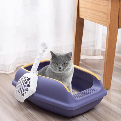 Large Capacity Plastic Cat Litter Box