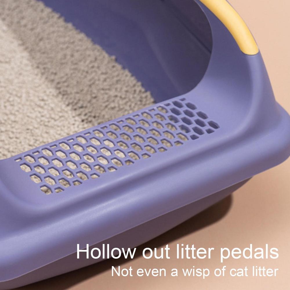 Large Capacity Plastic Cat Litter Box