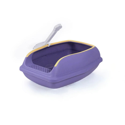 Large Capacity Plastic Cat Litter Box