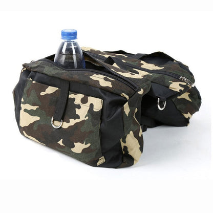 Military Dog Tactical Camouflage Saddle Bag