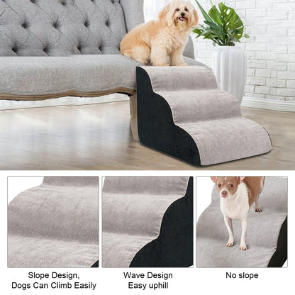 3 Steps Anti Slip Dog Stairs