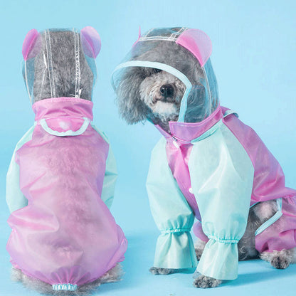 Premium Four Legged Dog Raincoats