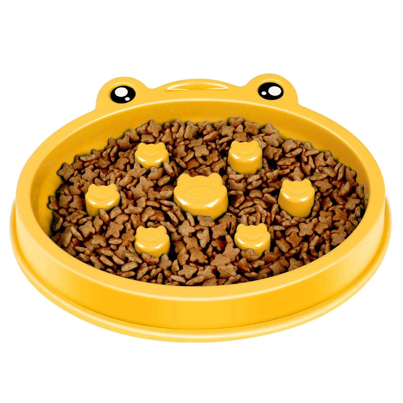 Frog Design Anti Gulping Dog Bowl