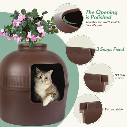 Cat Litter Box Plant Hidden Pot