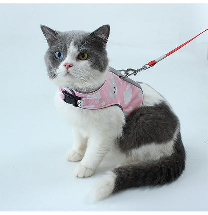 Anti Lost Reflective Cat Harness