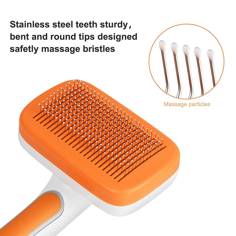 Anti Slip Self Cleaning Dog Brush