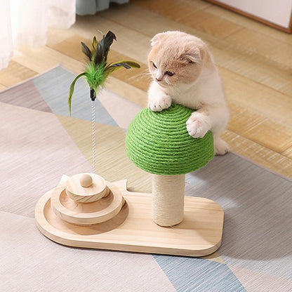 Mushroom Cat Toys Scratching Post