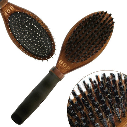 Double Sided Wooden Dog Brush