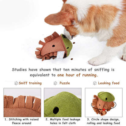 Dispensing Nut Dog Snuffle Mat