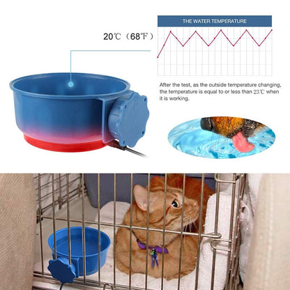 600ml Hanging Heating Dog Bowl