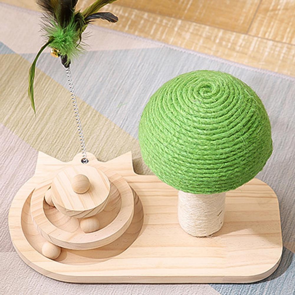 Mushroom Cat Toys Scratching Post