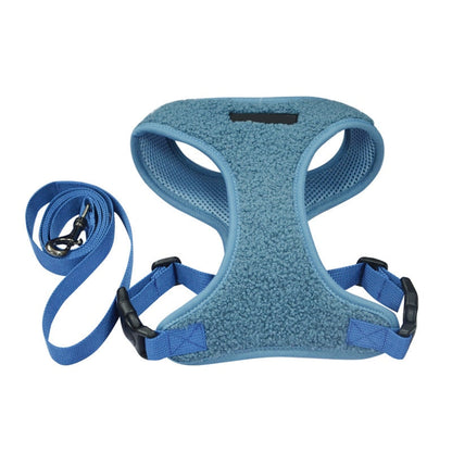 Fuzzy Fleece Fabric Dog Harness