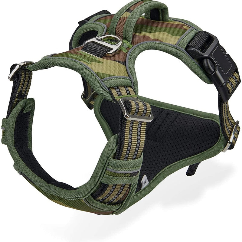 Heavy Duty Tactical No Pull Dog Harness