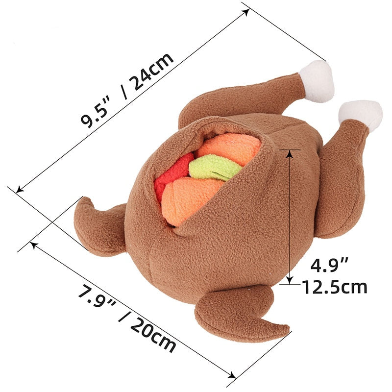 Roast Chicken Dog Snuffle Toy