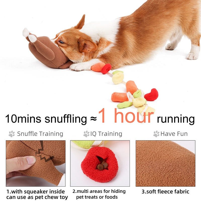 Roast Chicken Dog Snuffle Toy