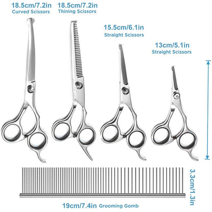 4CR Stainless Steel Dog Scissors Kit