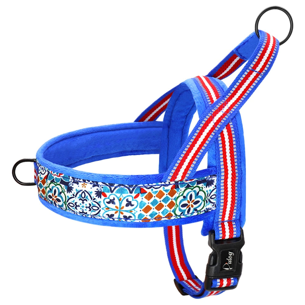 Reflective Dog Harnesses With Handle