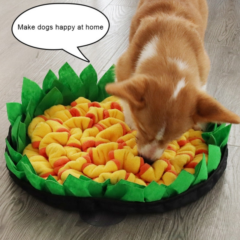 Sunflower Dog Snuffle Bowl