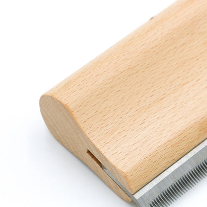 Quality Ergonomic Wooden Dog Comb