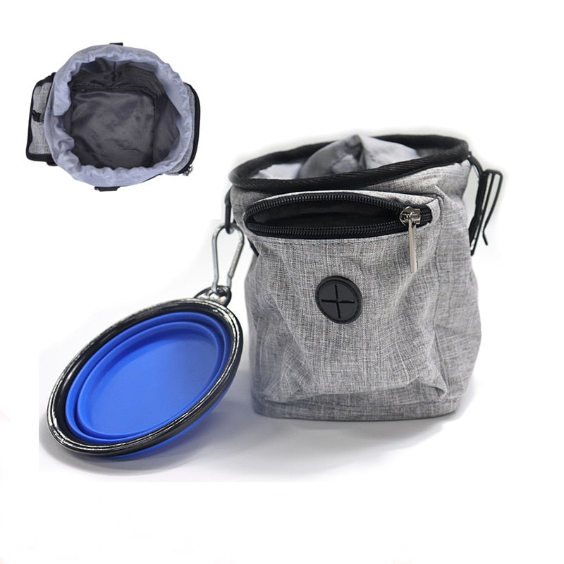 2 In 1 Adjustable Waistband Dog Treat Bag