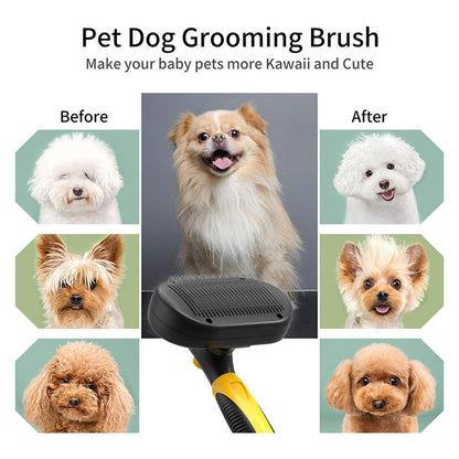 Stainless Steel Pins Dog Grooming Brush