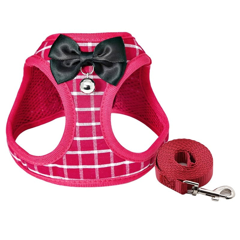 Adjustable Pet Harness With Bell