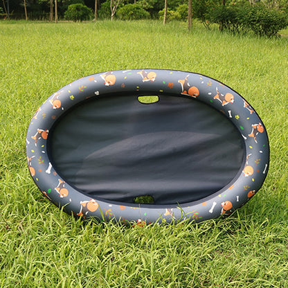 Dog Print Pets Swimming Pool Raft