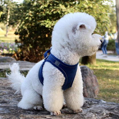 Reflective Dog Chest Harness With Leash