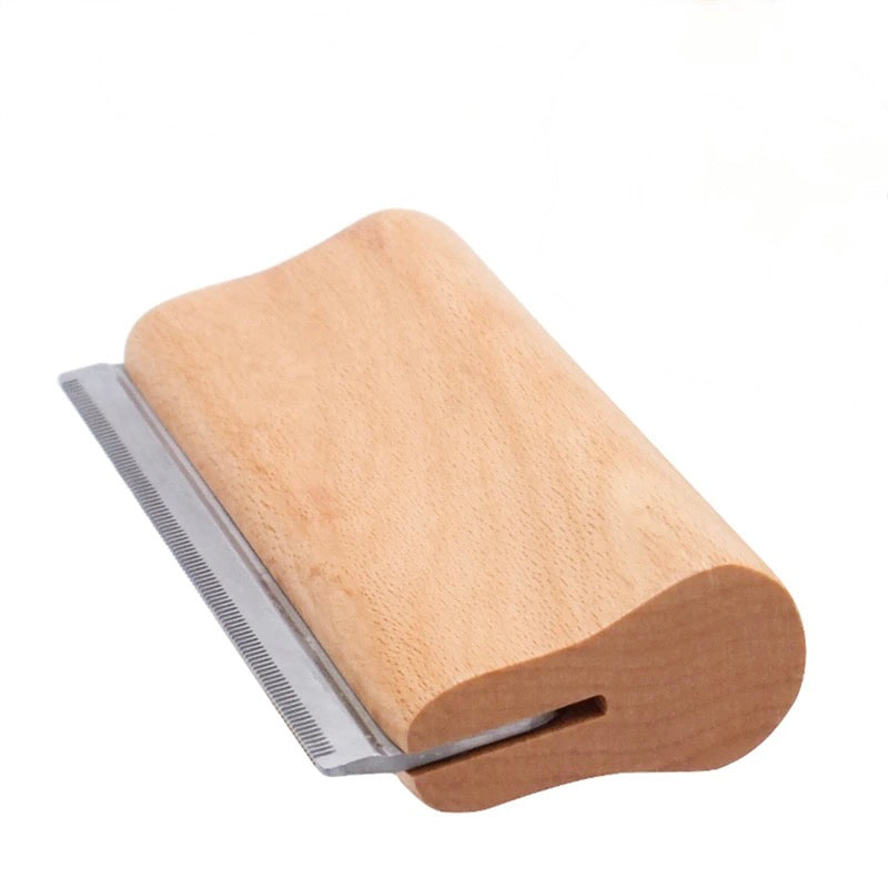 Quality Ergonomic Wooden Dog Comb