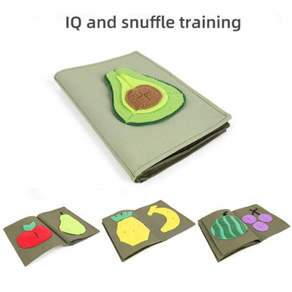 Fruit Book Pet Snuffle Toy