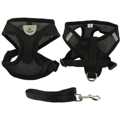 Nickel Plated D Ring Dog Harness