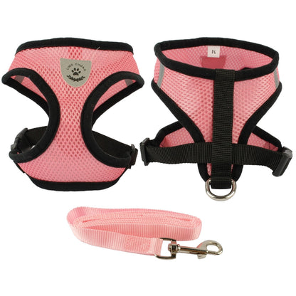 Nickel Plated D Ring Dog Harness