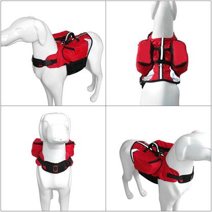 Outdoor Camping Dog BackPack Harness