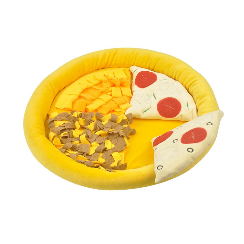 Lovely Pizza Shape Dog Snuffle Toy