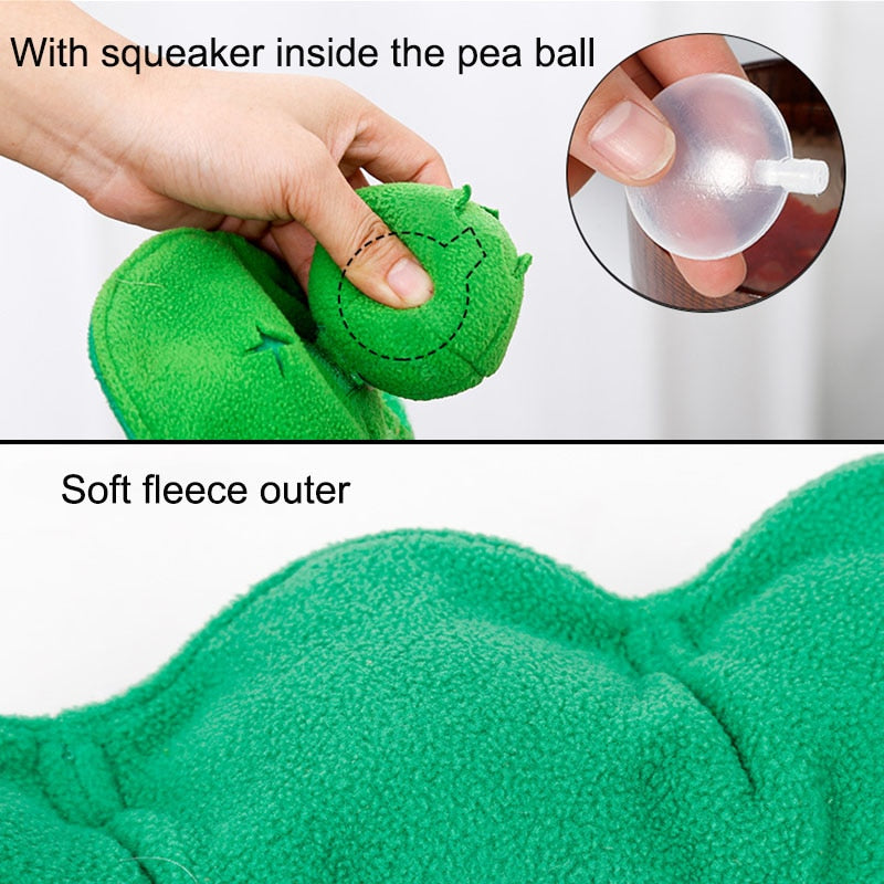 Squeaky Peas Dog Snuffle Toy