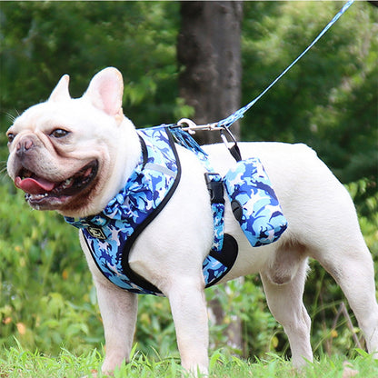 Outdoor Camouflage Dog Harness Set