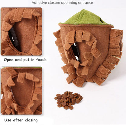 Dispensing Nut Dog Snuffle Mat