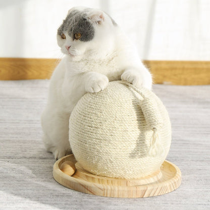 White Cactus Shape Cat Scratcher