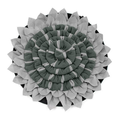 Grey Sunflower Dog Snuffle Bowl