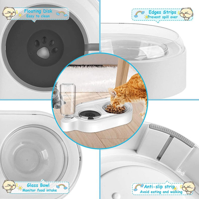 2 In 1 Stable Automatic Dog Feeder