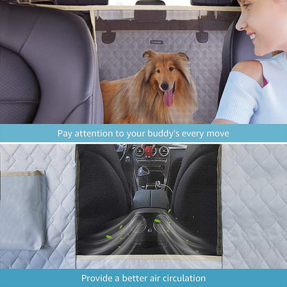 Waterproof Mesh Dog Car Seat Covers