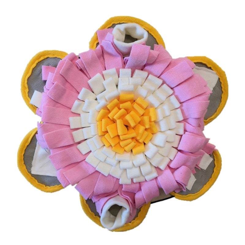 Soft Flower Dog Snuffle Bowl