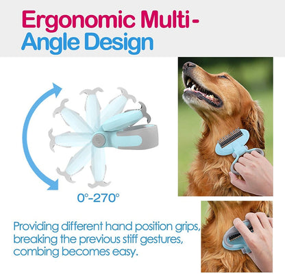 270 Degree Rotatable Dog Brush