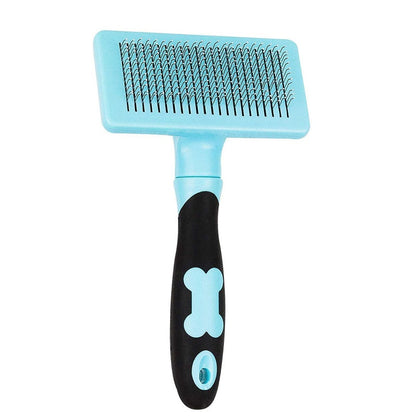 Elastic Stainless Steel Bristles Dog Brush