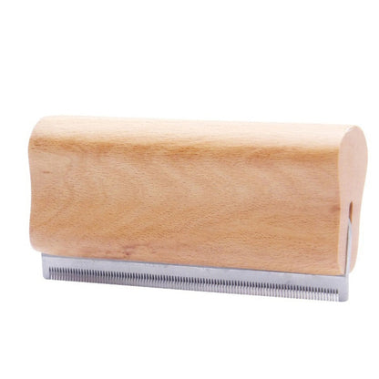 Quality Ergonomic Wooden Dog Comb