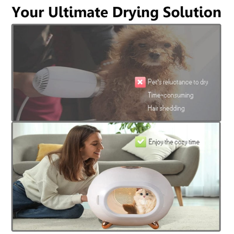 Fast Automatic Dog Drying Box