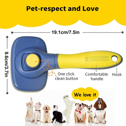 360° Rotatable Dog Slicker Brush