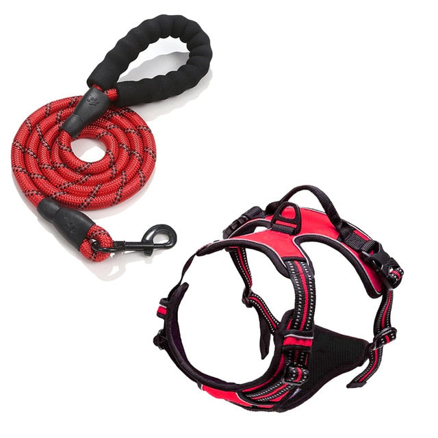 Adjustable Reflective Dog Harnesses