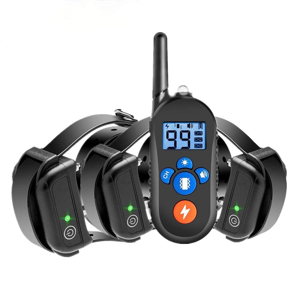 800m 3 Dogs Training Collar