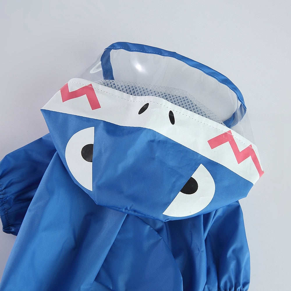 Shark Style Dog Raincoat